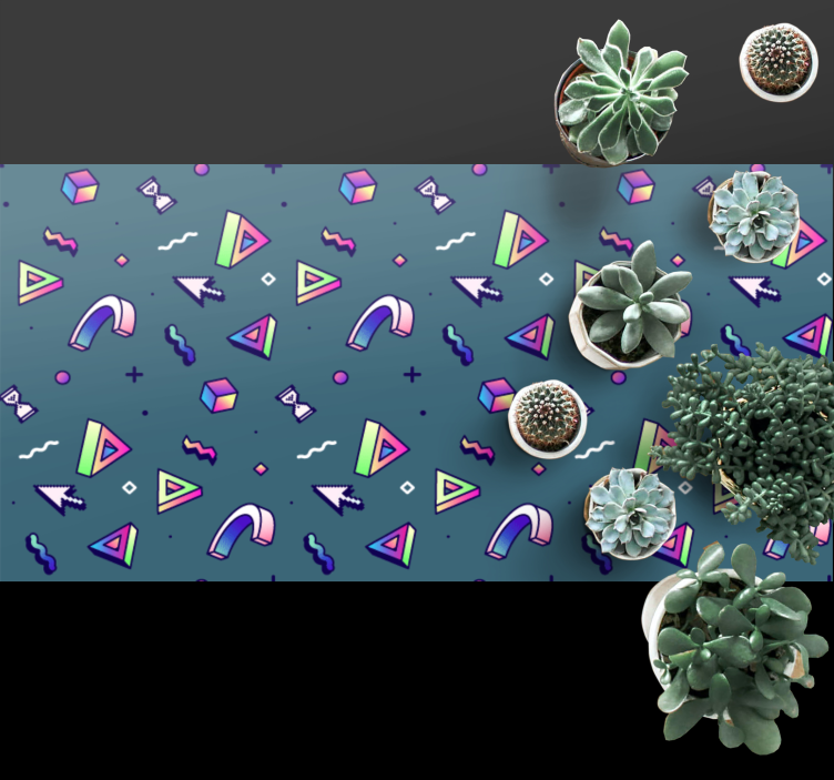 Geometrisk färgstänk Vinylmatta textur - Tenstickers