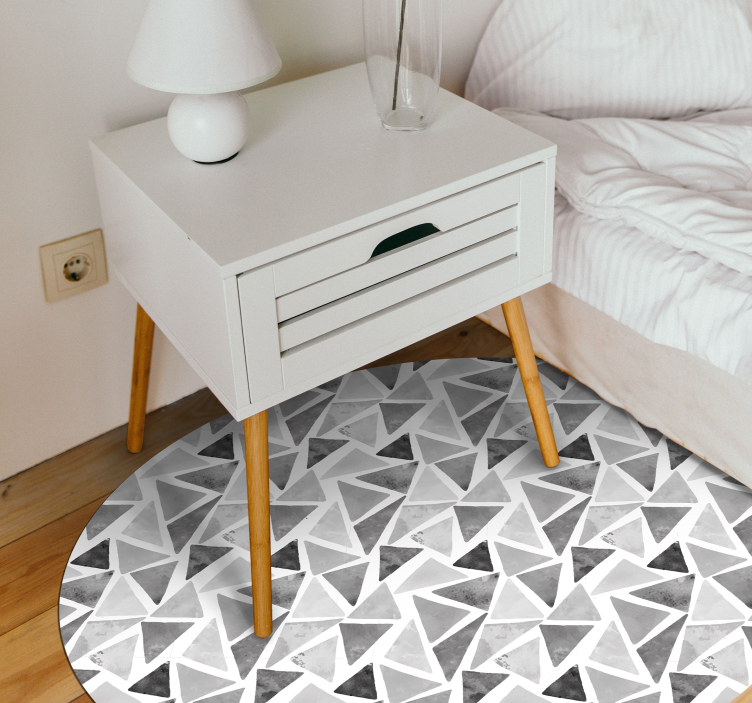 Geometrisk marmor textur Vinylmatta geometrisk - Tenstickers