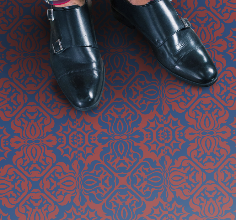 Vinylmatta blommor och växter eleganta botaniska element - Tenstickers