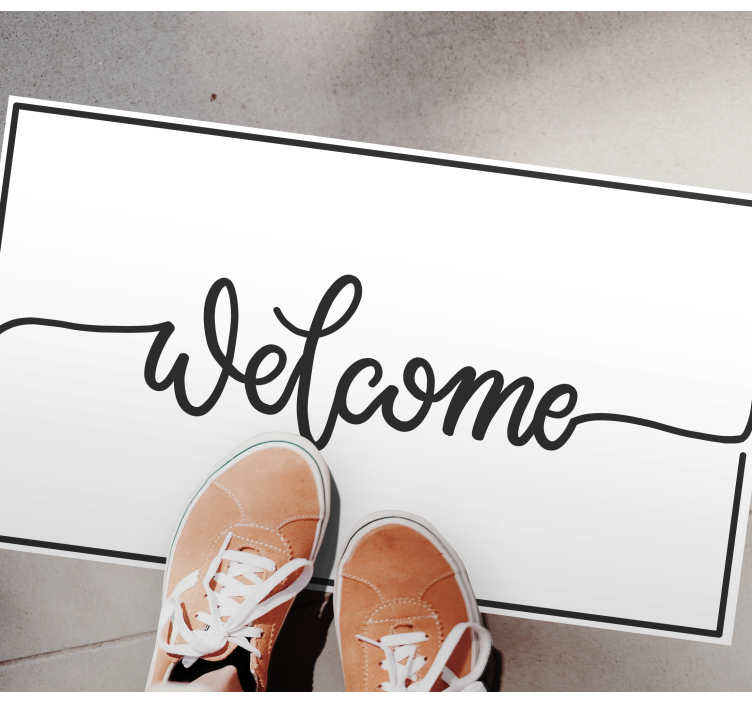 Elegant välkomnande Vinylmatta foajé - Tenstickers