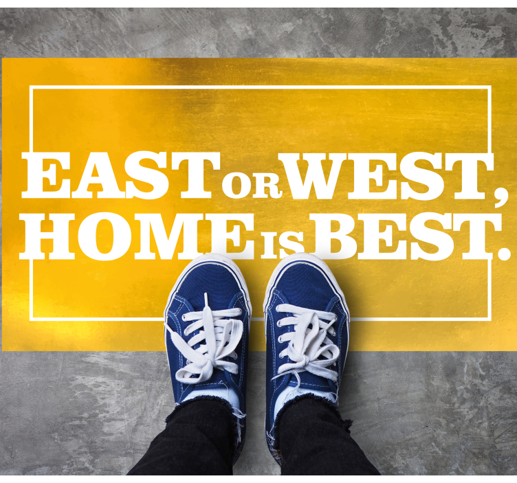 Hemma är bäst Vinylmatta balkong - Tenstickers