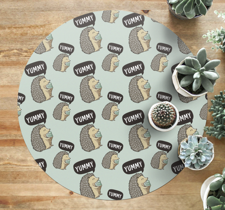 Igelkottsglädje Vinylmatta Barn - Tenstickers