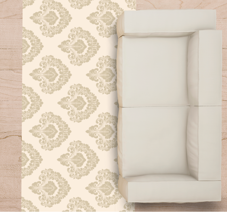 Klassiskt utsmyckat mönster Vinylmatta modern - Tenstickers