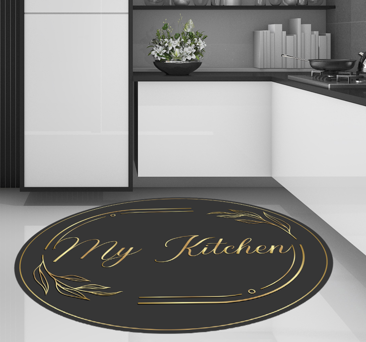 Kök elegant stil kök vinyl matta - Tenstickers