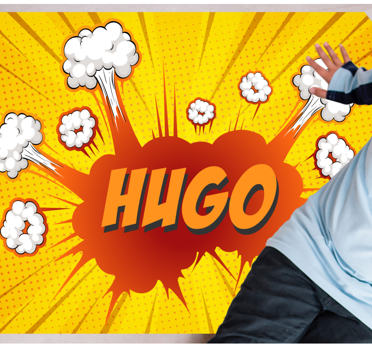 Vinylmatta namn med serietidningsexplosion - Tenstickers