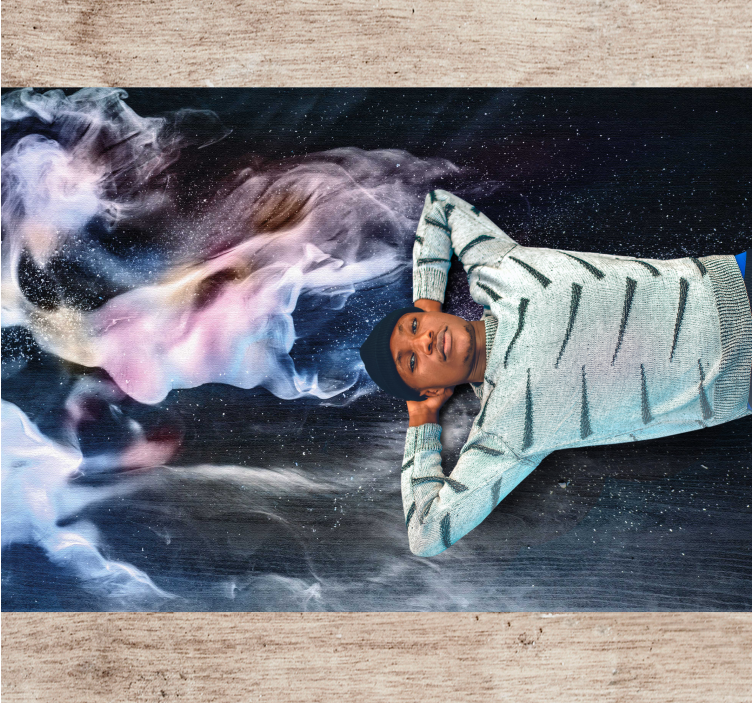 Kosmiska rökvirvlar Vinylmatta Ungdom - Tenstickers