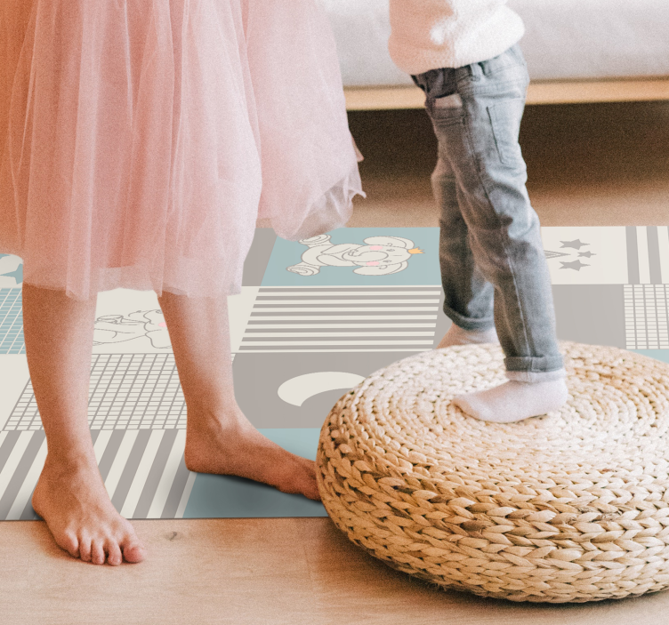 Lapptäcke plantskola Vinylmatta daghem - Tenstickers