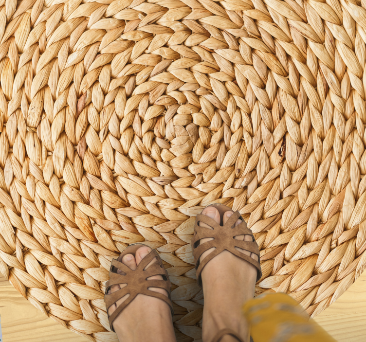 Linoleum mönster textur matta - Tenstickers