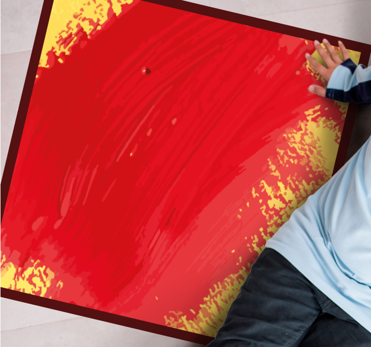 Livfull färgklick Vinylmatta modern - Tenstickers