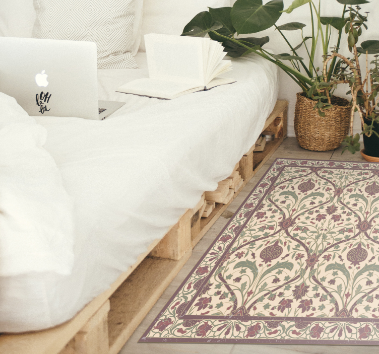 Ljus persien matta modern matta - Tenstickers