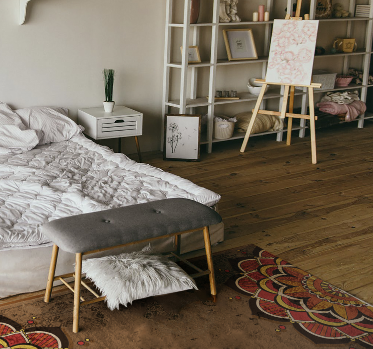 Mandala ornament Vinylmatta Mandala - Tenstickers