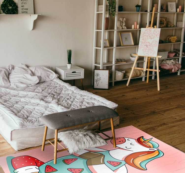 Mediterar enhörning Andra Vinylmattor - Tenstickers