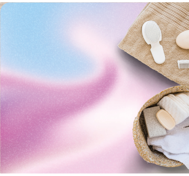 Gradientlager Vinylmatta badrum - Tenstickers