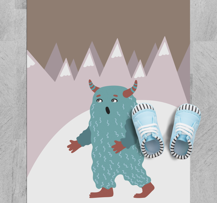 Nordisk monsterkaraktär Andra Vinylmattor - Tenstickers