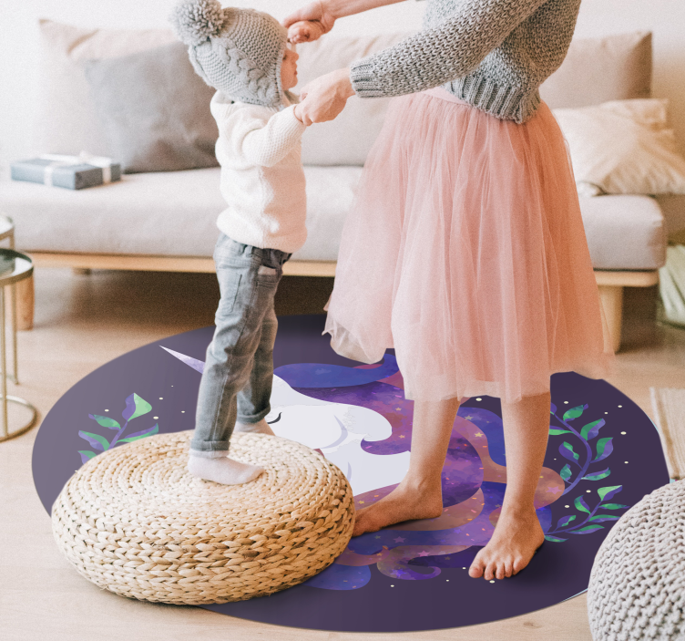 Mystisk enhörning Andra Vinylmattor - Tenstickers