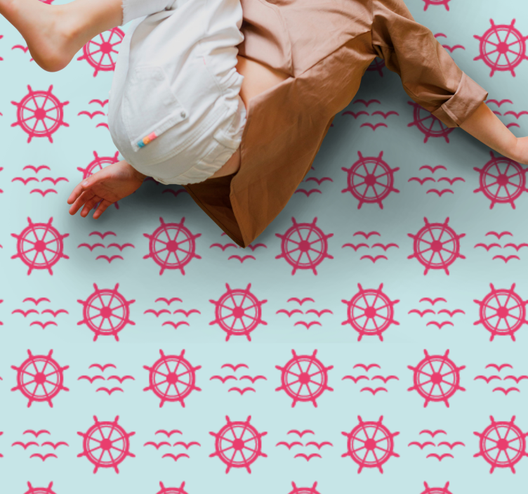 Nautiska rattar Andra Vinylmattor - Tenstickers