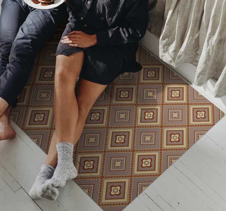 Prydnadsplattor Vinylmatta Mosaik - Tenstickers