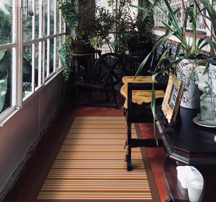 Randigt motiv Vinlymatta randiga - Tenstickers