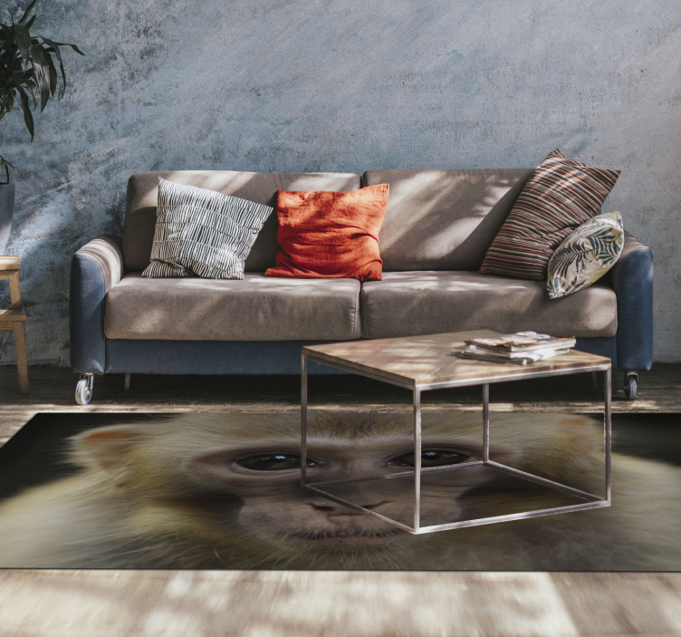 Realistisk apa djur matta - Tenstickers