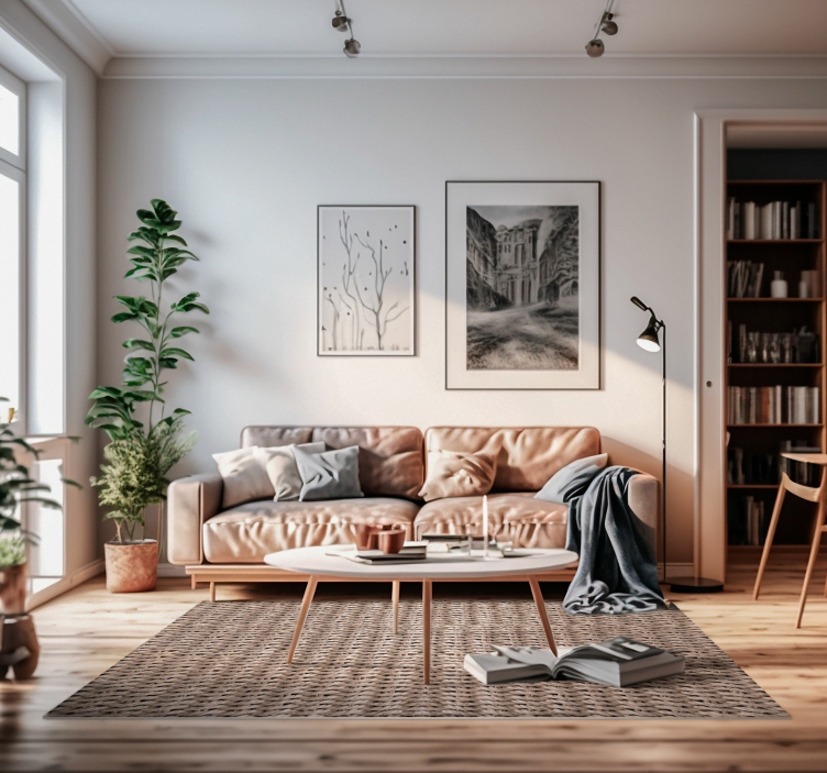 Reed texture matta etnisk löparmatta - Tenstickers