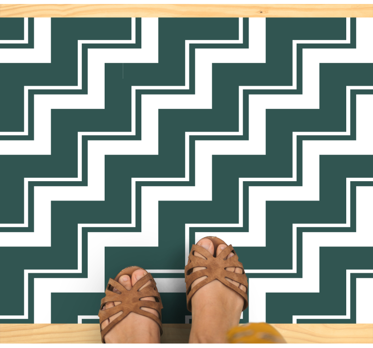 Sicksack i det diagonala vardagsrumsmattan - Tenstickers