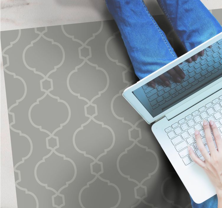 Snyggt geometriskt tryck Vinylmatta kakeleffekt - Tenstickers