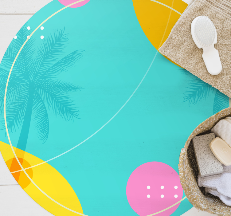 Sommar minnen modern matta - Tenstickers