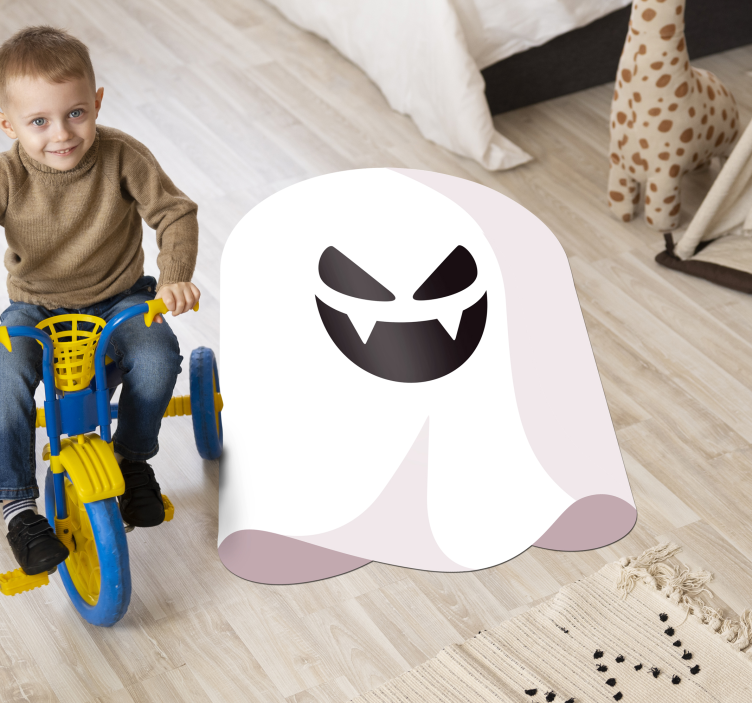 Spooky ghost vinyl matta design - Tenstickers