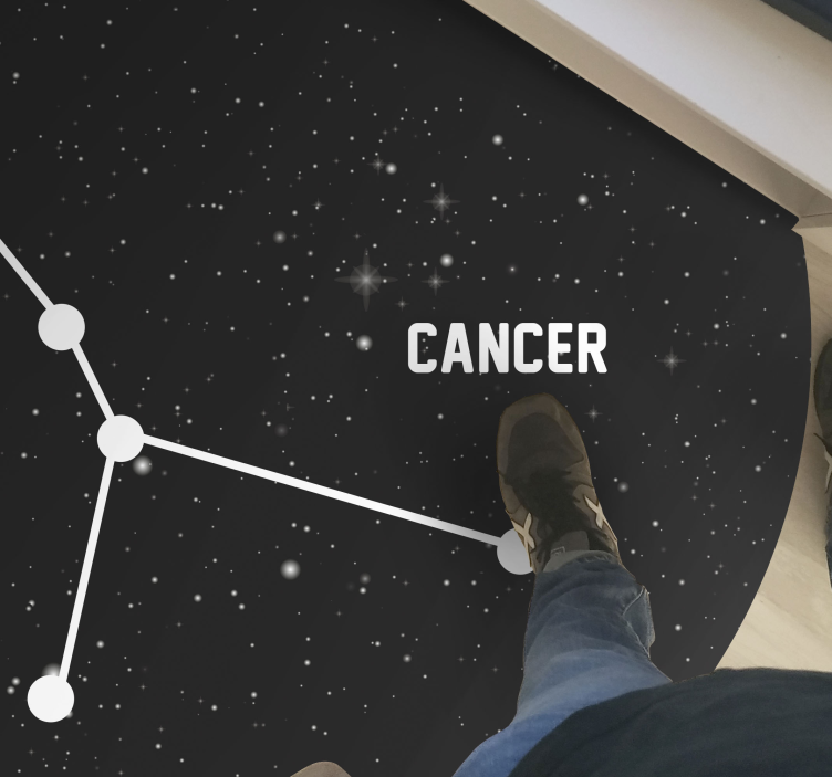 Stjärntecken cancer modern matta - Tenstickers