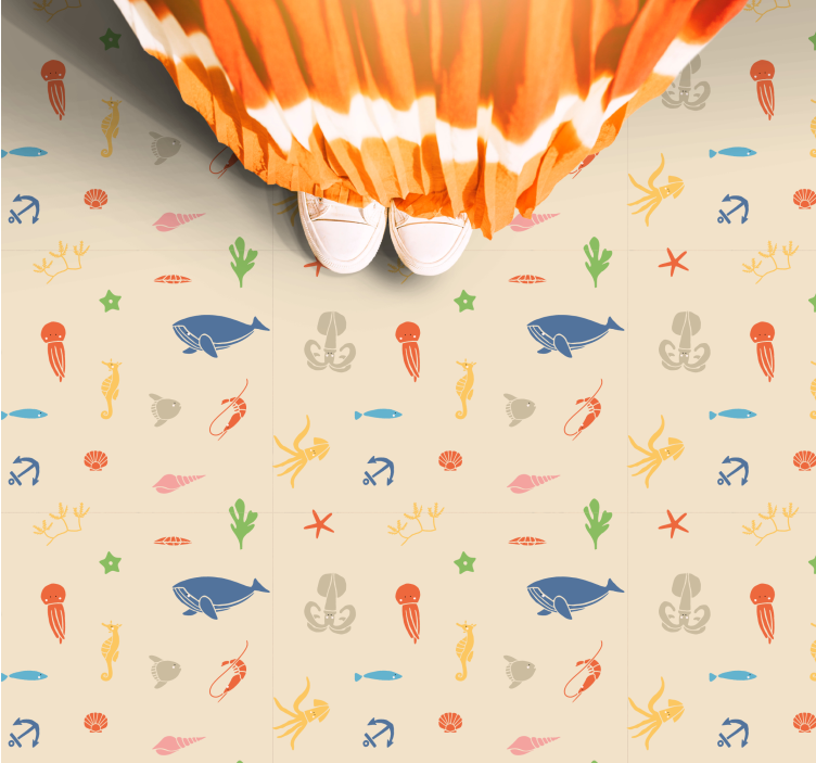 Subakvatisk utforskning Andra Vinylmattor - Tenstickers