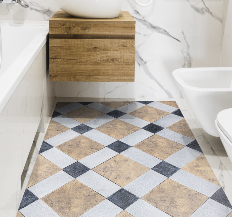 Vintage mable mönster vintage matta - Tenstickers