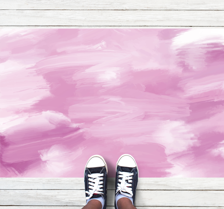 Vinylmatta i mjuka rosatoner - Tenstickers