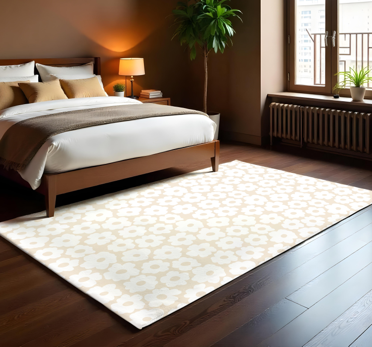 Vit vallmo Vinylmatta blommor och växter - Tenstickers