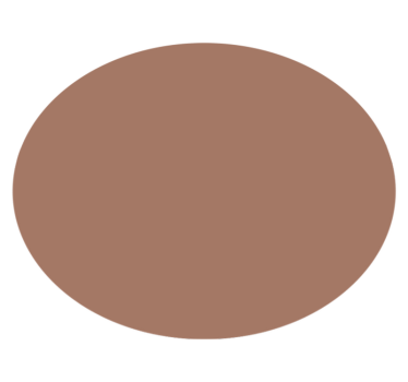 mocha mousse Vinylmatta Cirkulär - Tenstickers