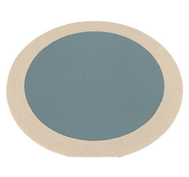 Tvåfärgad rund design Vinylmatta balkong - Tenstickers
