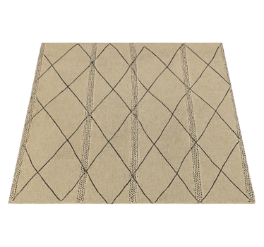 Marockansk diamantdesign Vinylmatta balkong - Tenstickers
