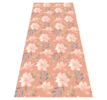 Vinylmatta blommor och växter blossom blommönster - Tenstickers