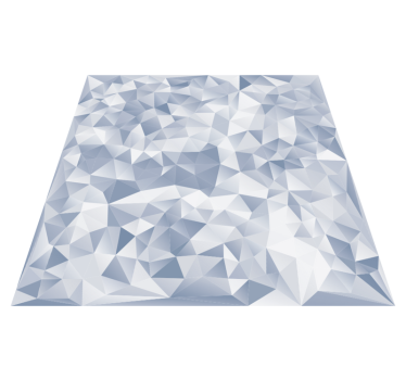 Vinylmatta geometrisk oregelbundna former - Tenstickers