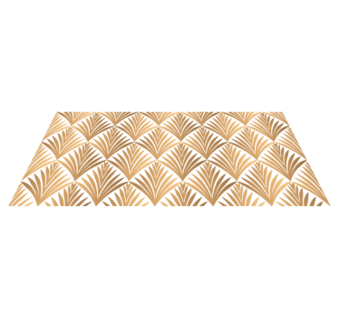 Vinylmatta geometrisk geometriskt blad - Tenstickers