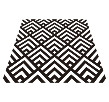Vinylmatta geometrisk diamanter - Tenstickers