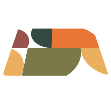 Vinylmatta geometrisk abstrakt konst - Tenstickers