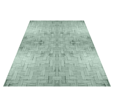 Vinylmatta geometrisk strukturerat kvadrat - Tenstickers