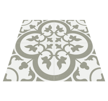 Vinylmatta kök azulejo marocko färg evergreen fog - Tenstickers