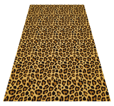 Leopard hud djurtryck vinylmatta - Tenstickers