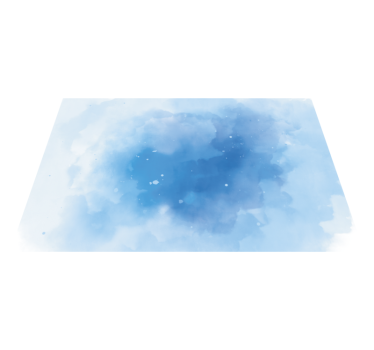 Vinylmatta modern akvarell himmel - Tenstickers