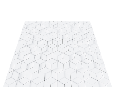 Geometriskt mönstrad yta vinylmatta - Tenstickers