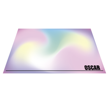 Anpassningsbar gradient Vinylmatta namn - Tenstickers