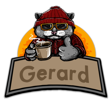 Vintage vinyl matta personnalised katt - Tenstickers