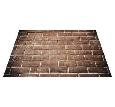 Tegeleffekt steneffekt vinylmatta - Tenstickers