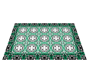 Vackert mosaik vardagsrumsmatta - Tenstickers